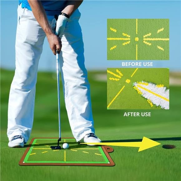 Golf Training Mat for Swing Detection Batting, Advanced Golf Training Aid - Picture 2 of 7